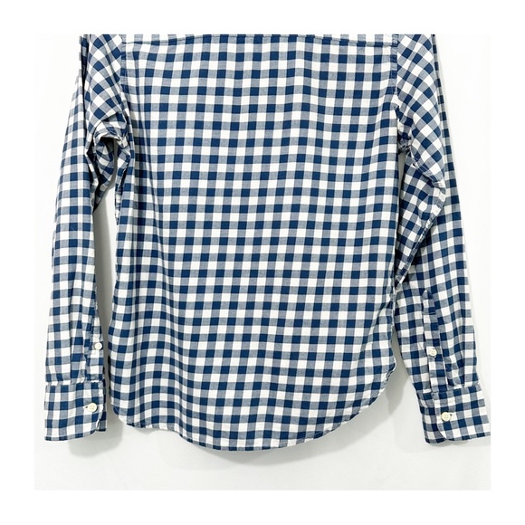 Tradlands Marine Cotton Gingham Plaid Button Down Shirt - Picture 6 of 9